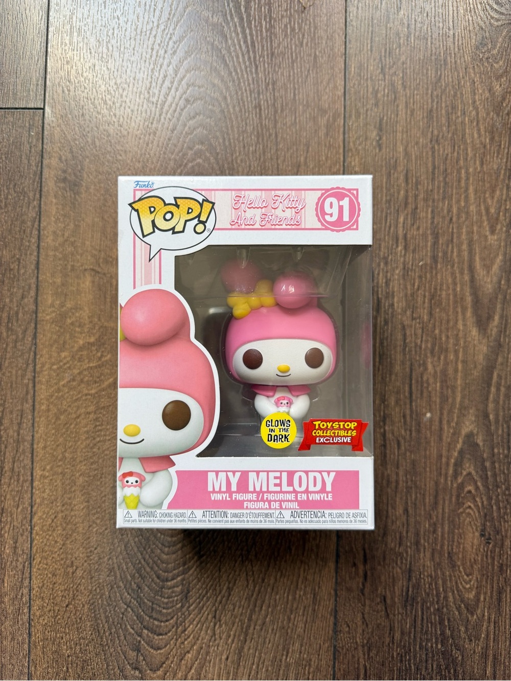 Funko My Melody Pop! Vinyl Figure - Pink, White & Yellow